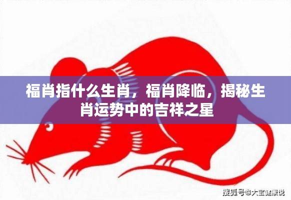 揭秘福肖运势中的吉祥之星,福肖生肖解析与运势展望